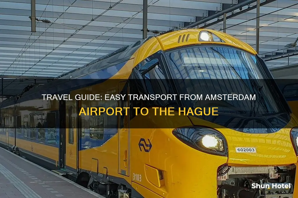 how to get to the hague from amsterdam airport