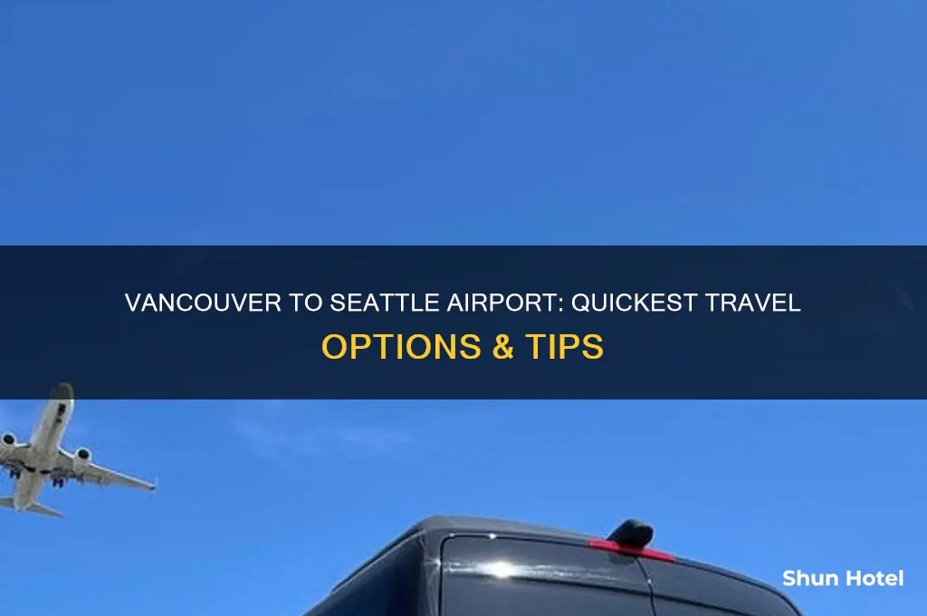 how to get to the seattle airport from vancouver