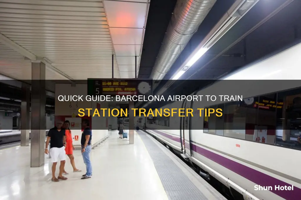 how to get to the train station from barcelona airport