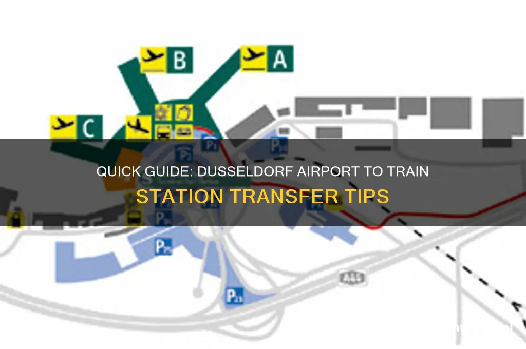 how to get to the train station from dusseldorf airport