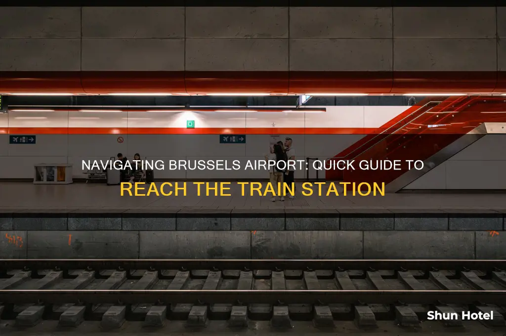 how to get to the train station in brussels airport