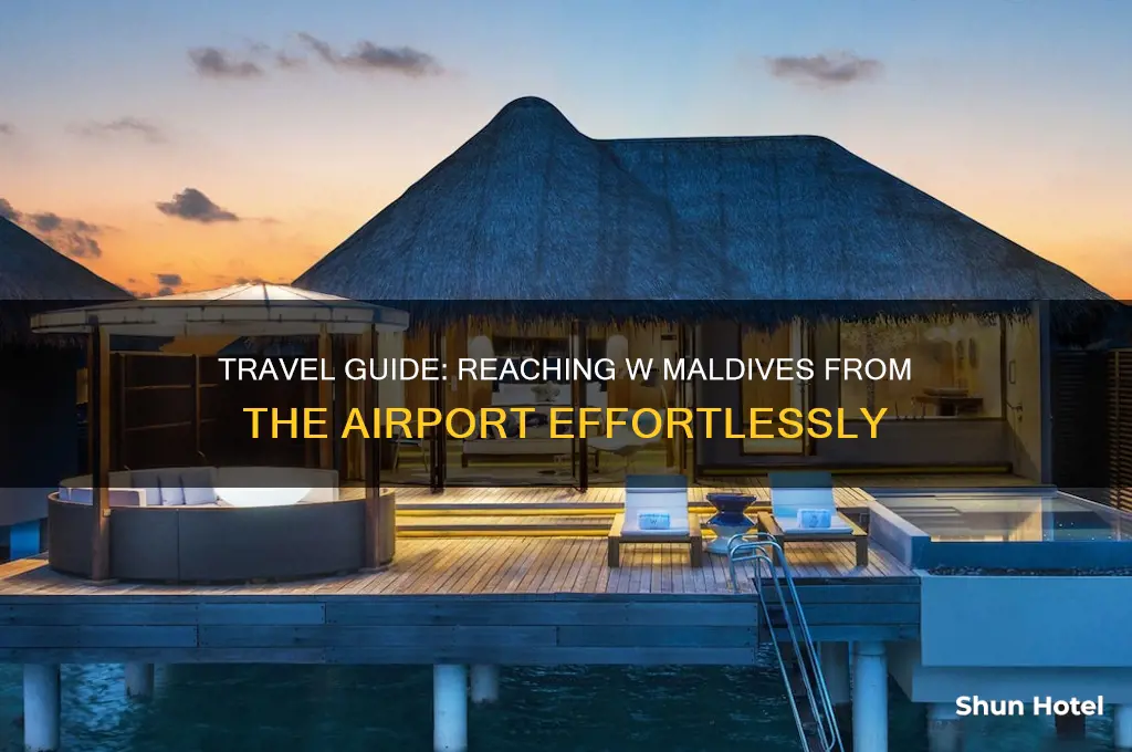 how to get to the w maldives from the airport