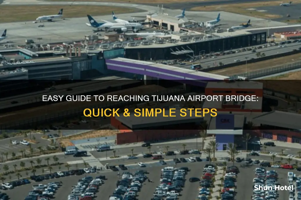 how to get to tijuana airport bridge