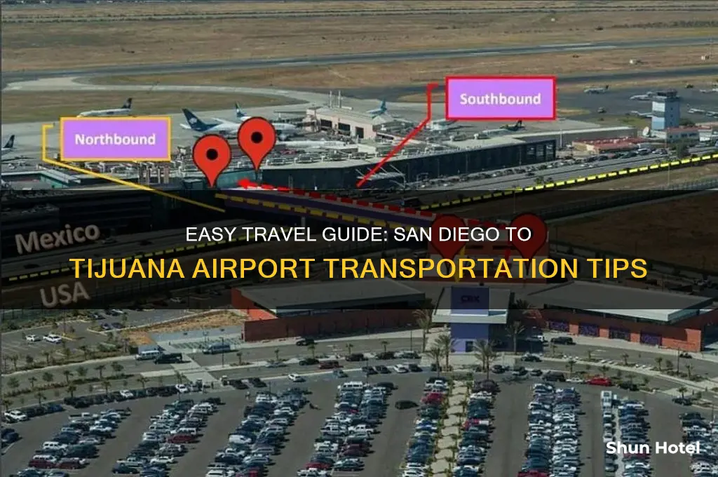how to get to tj airport from san diego