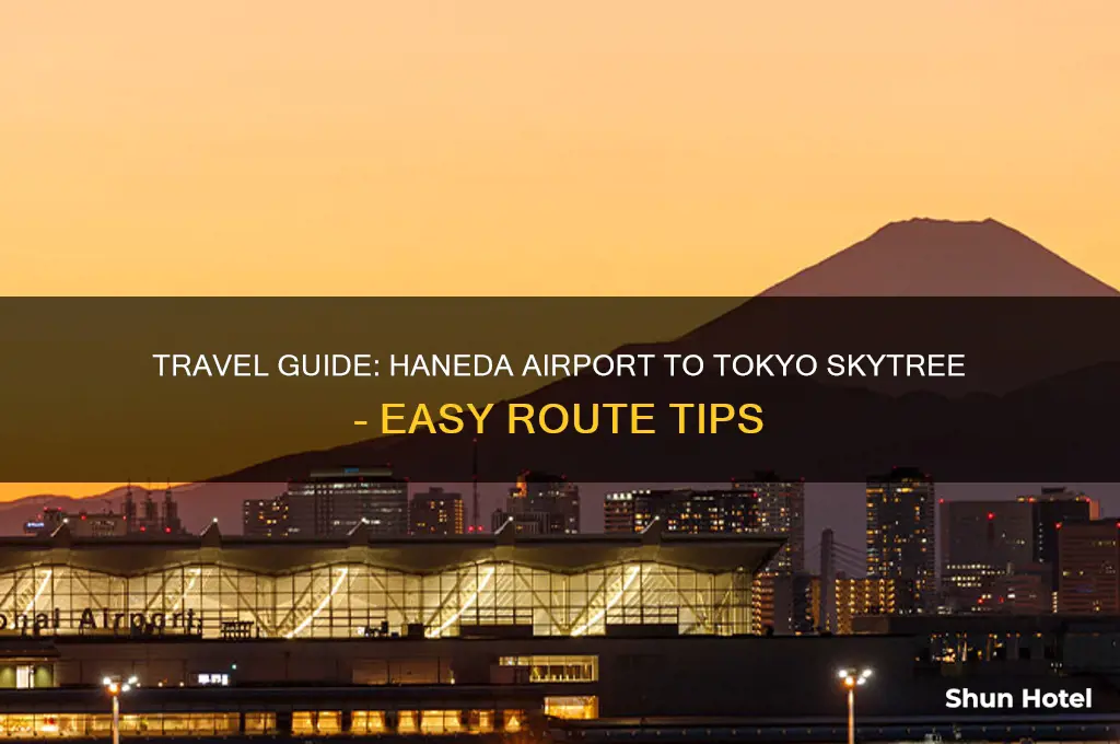 how to get to tokyo skytree from haneda airport