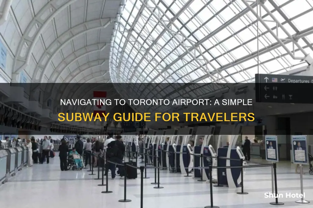 how to get to toronto airport by subway