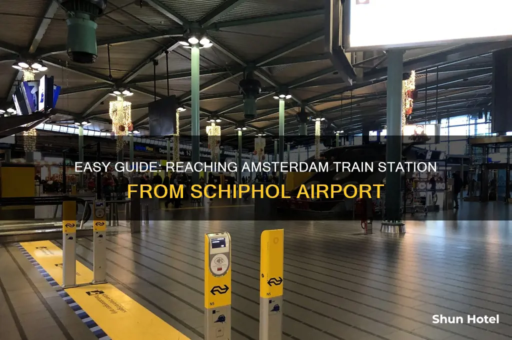 how to get to train station from amsterdam airport