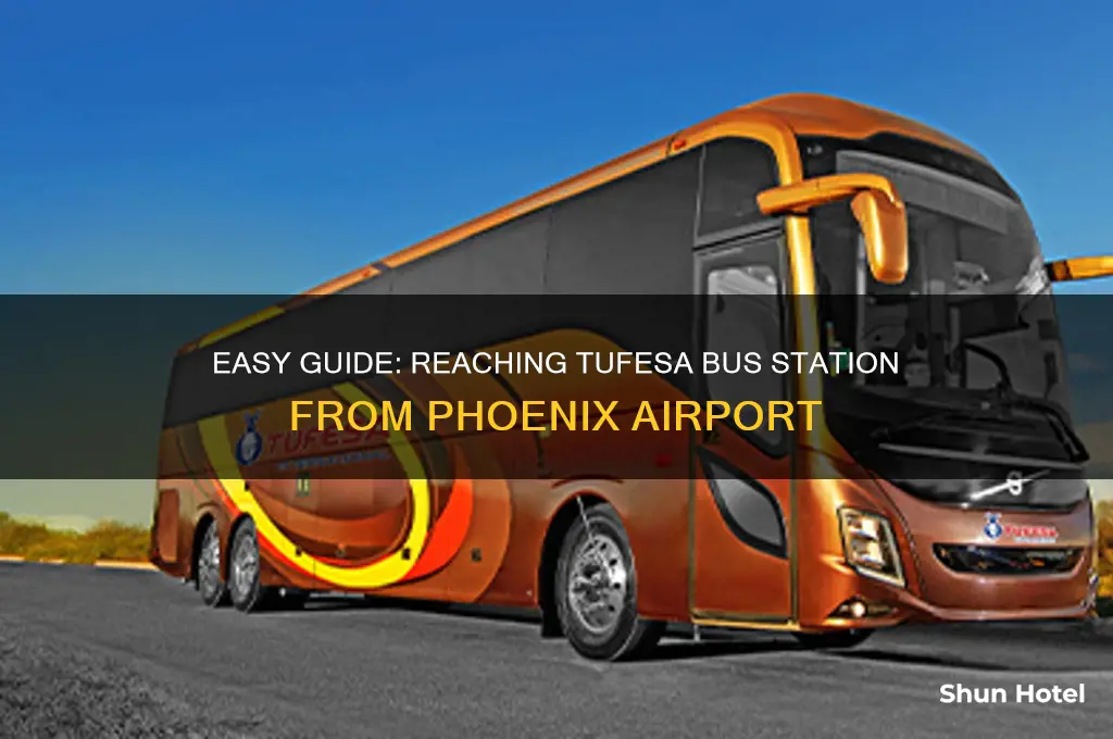 how to get to tufesa bus from airport in phx