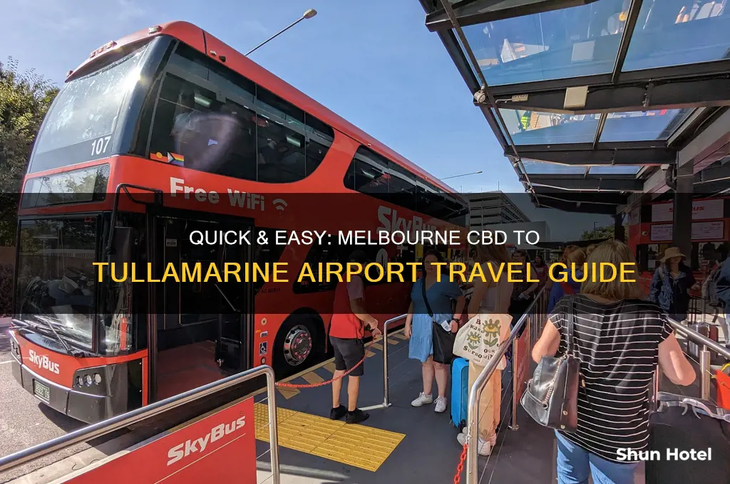 how to get to tullamarine airport from melbourne cbd
