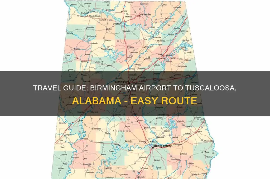 how to get to tuscaloosa from birmingham airport