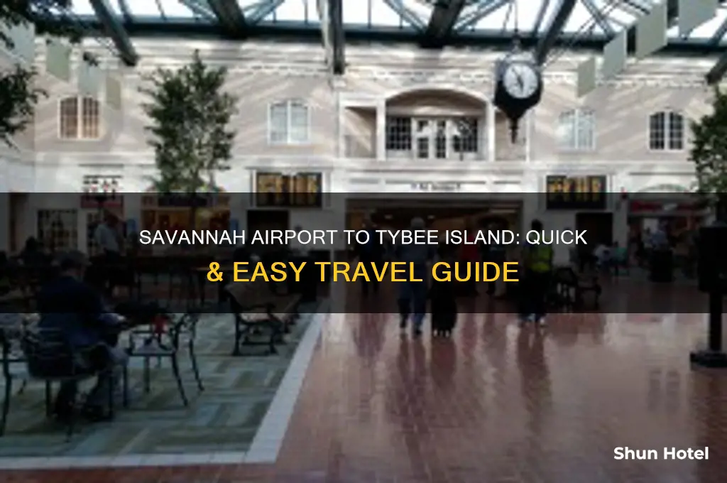 how to get to tybee island from savannah airport