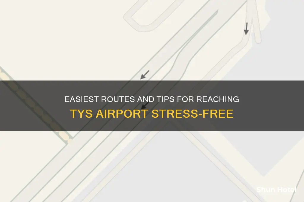 how to get to tys airport