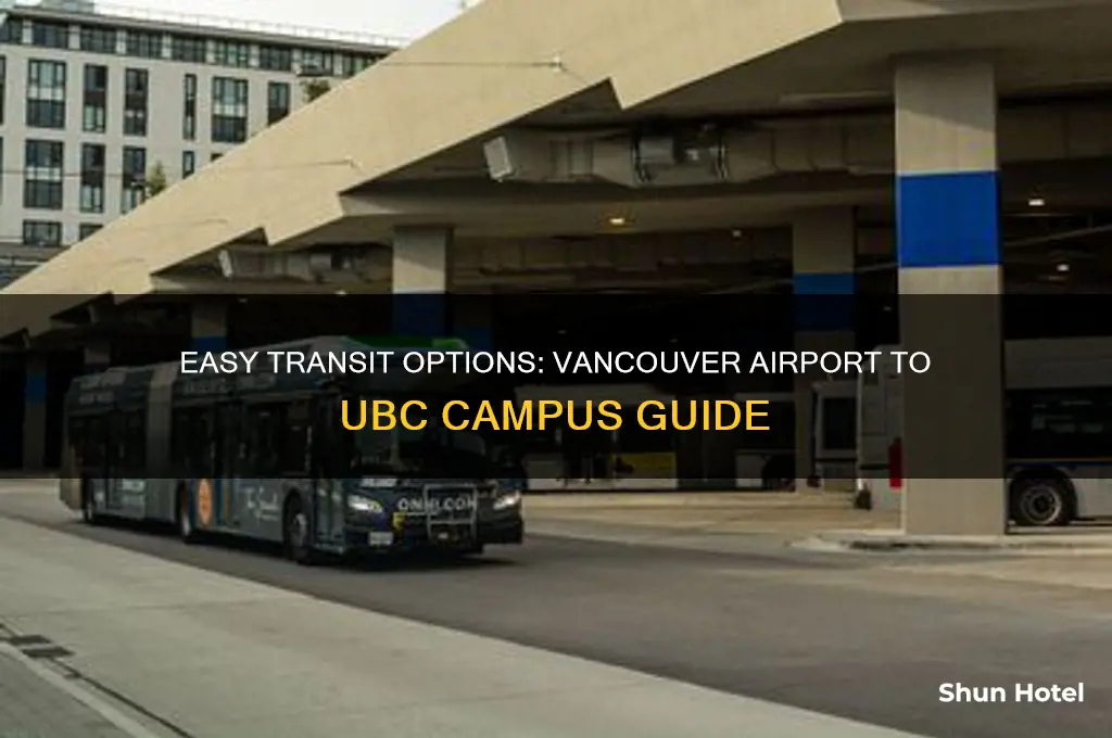 how to get to ubc from vancouver airport