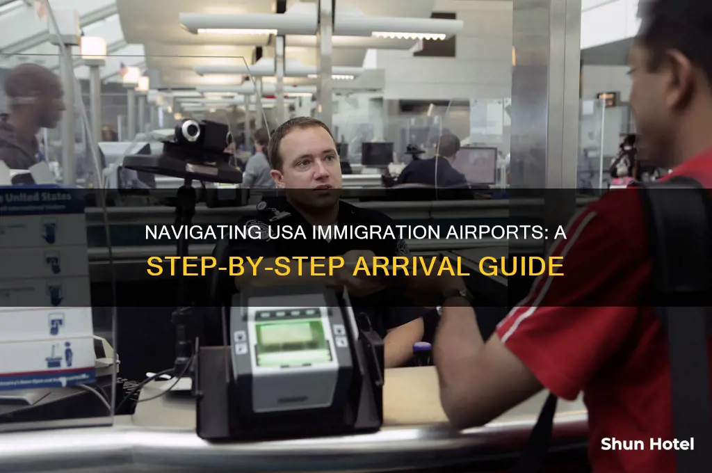 how to get to usa imigration airports