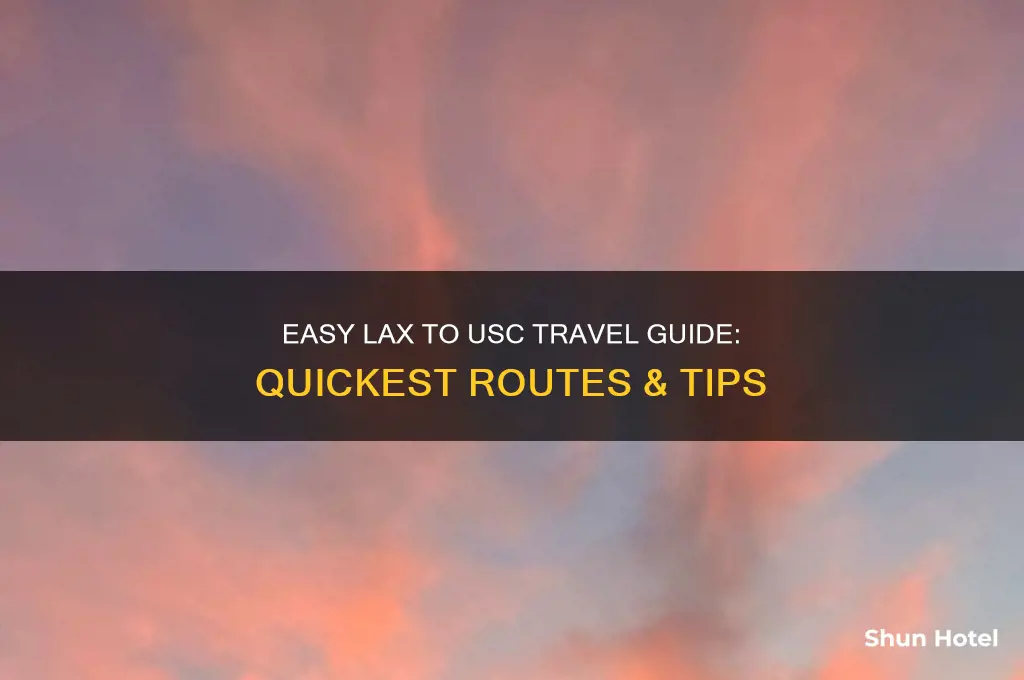 how to get to usc from airport