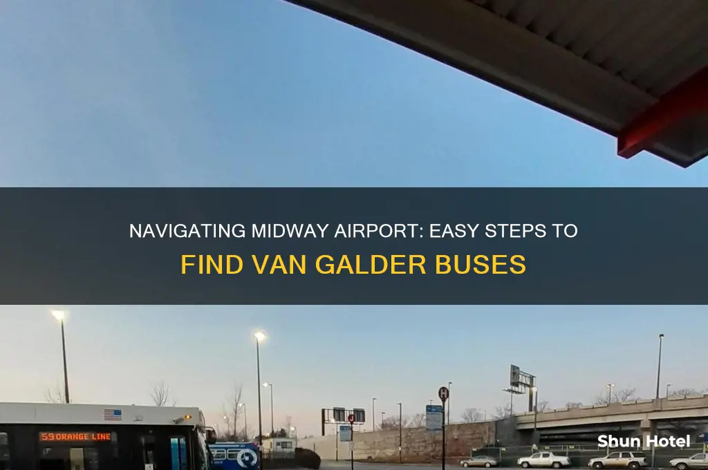 how to get to van galder buses at midway airport