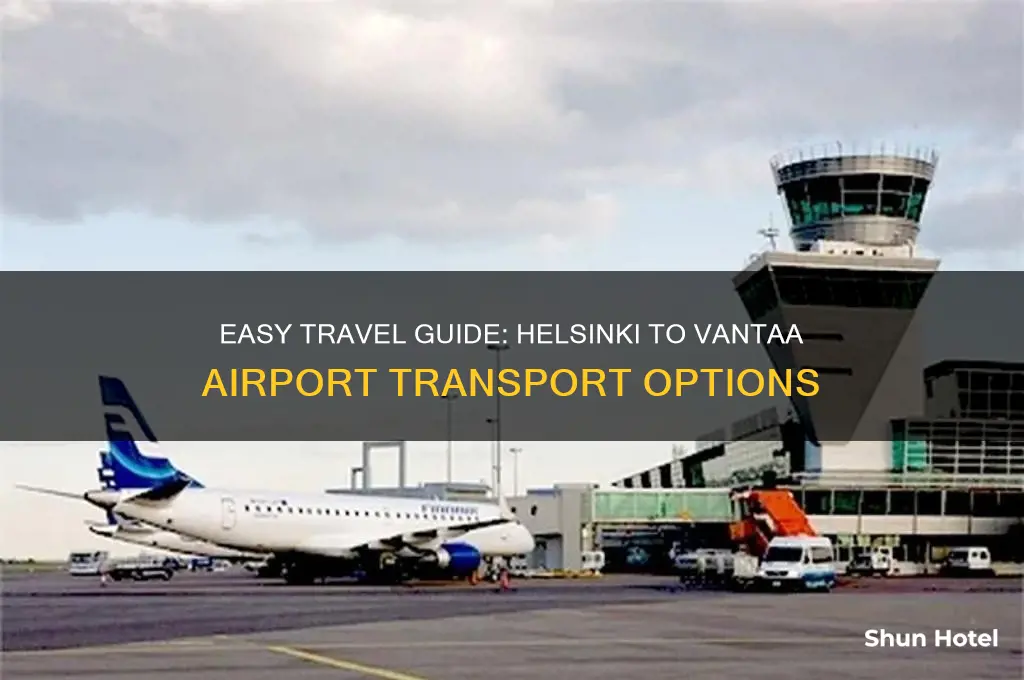 how to get to vantaa airport from helsinki