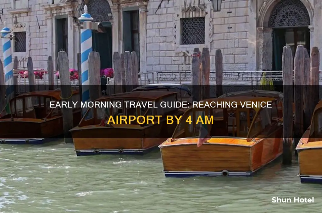 how to get to venice airport at 4am