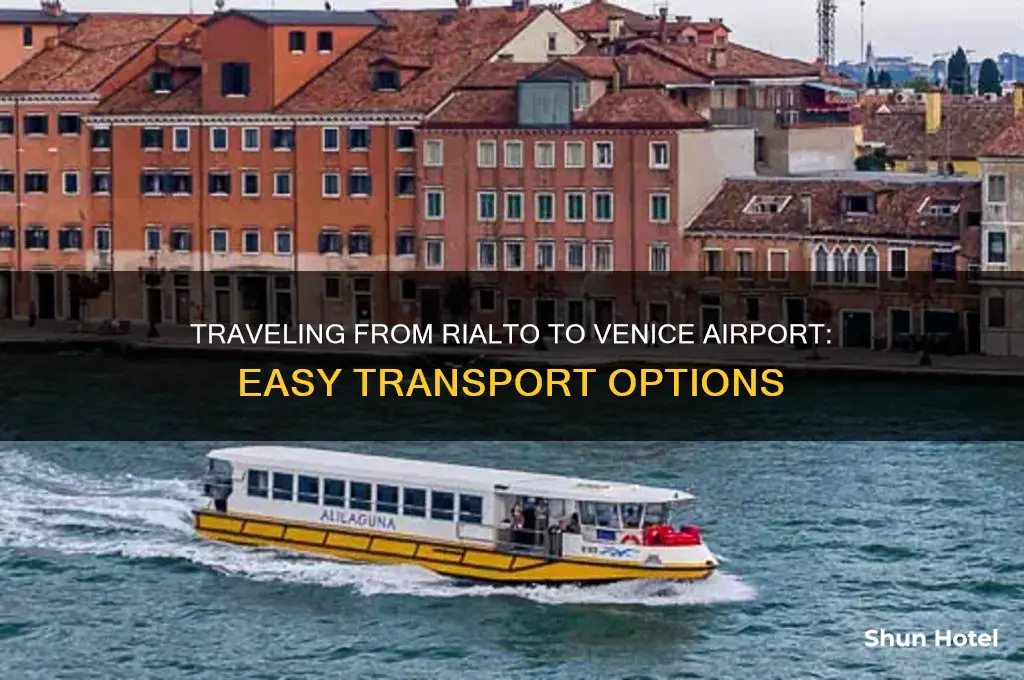 how to get to venice airport from rialto