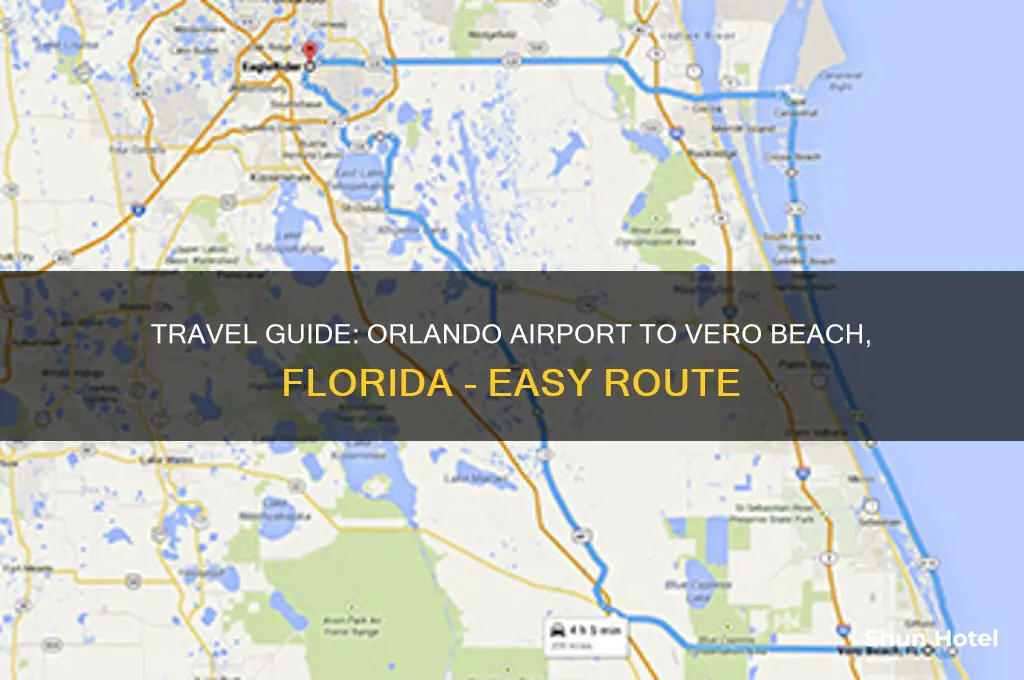 how to get to vero beach from orlando airport