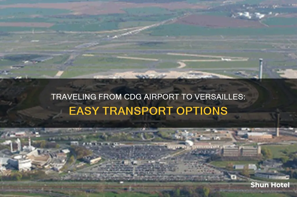 how to get to versailles from cdg airport