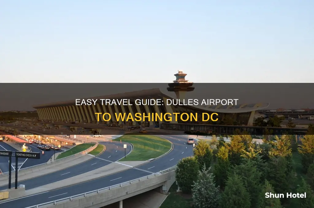 how to get to washington dc from dulles airport