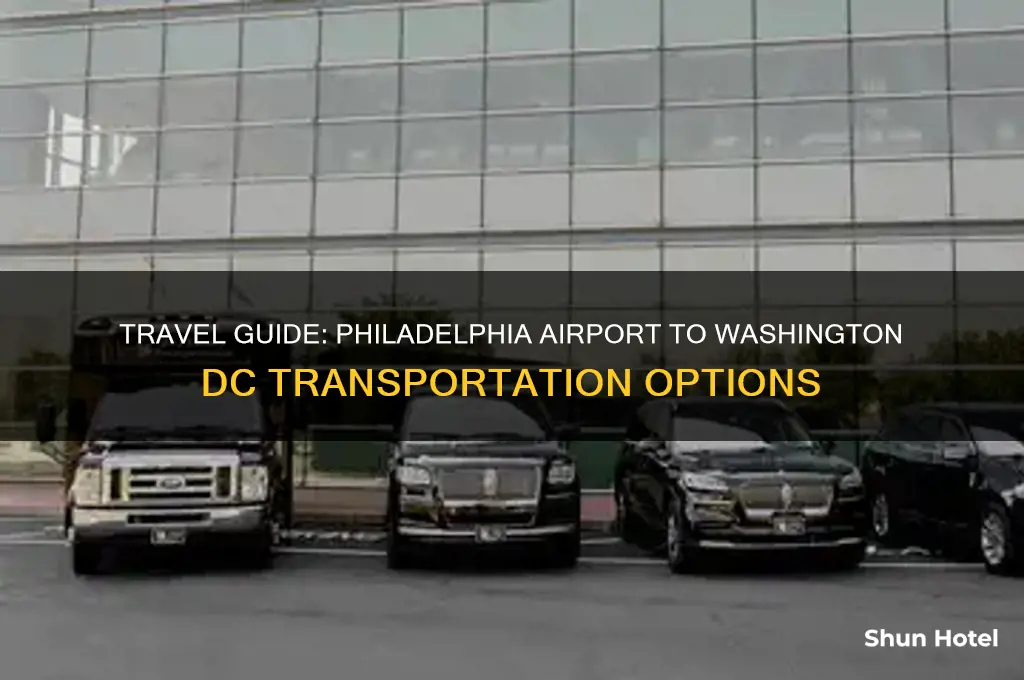 how to get to washington dc from philadelphia airport