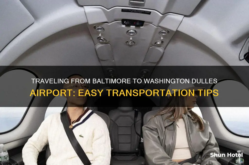 how to get to washington dulles airport from baltimore