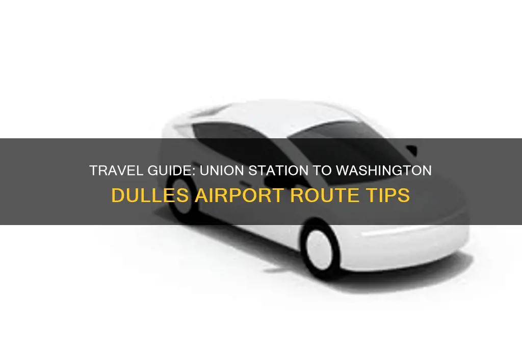 how to get to washington dulles airport from union station