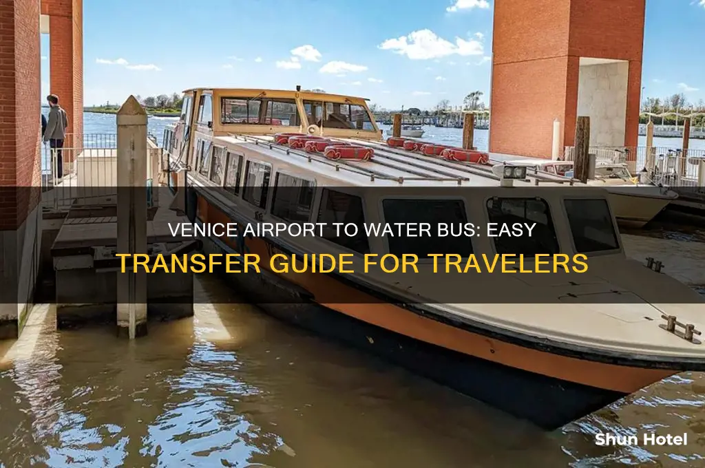 how to get to water bus from venice airport