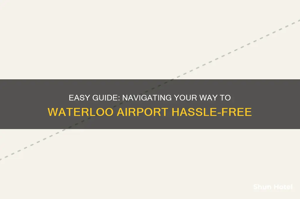 how to get to waterloo airport