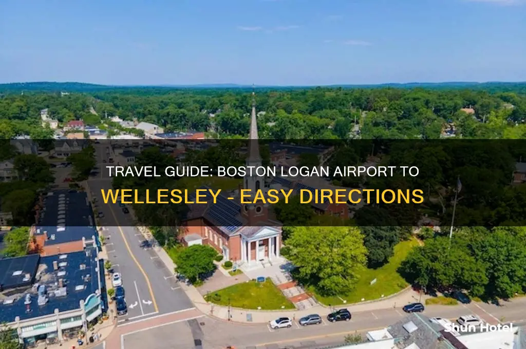 how to get to wellesley from boston logan airport