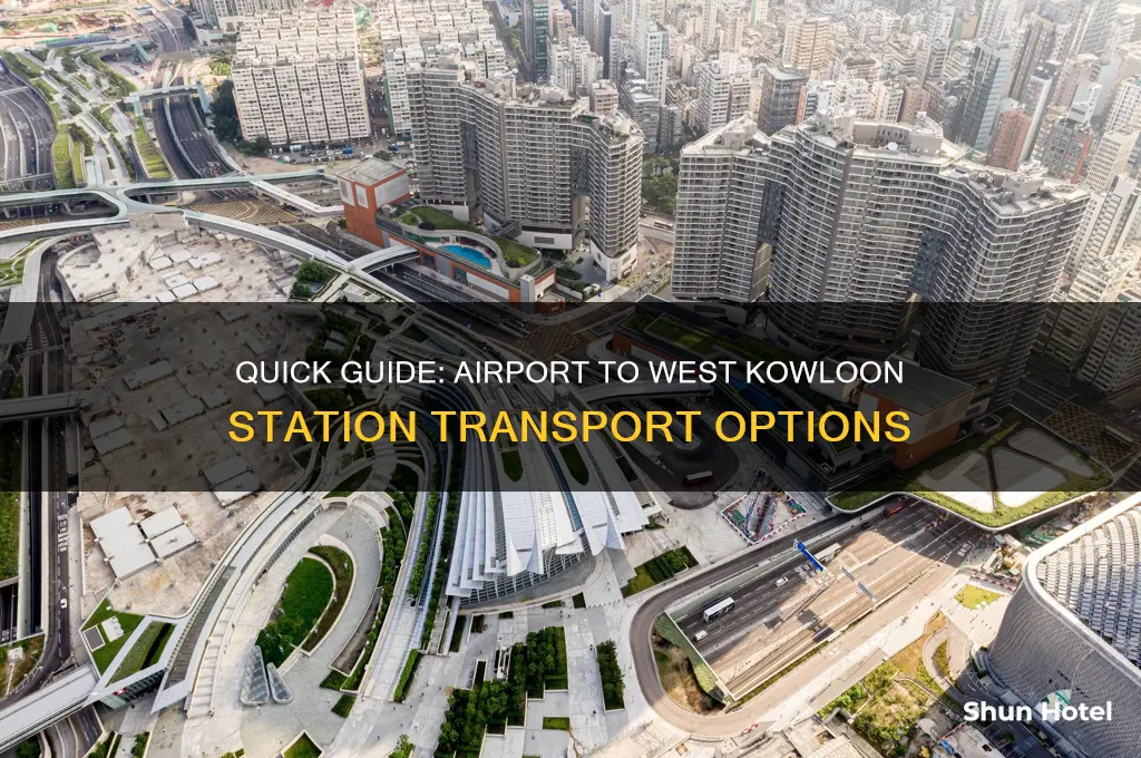 how to get to west kowloon station from airport