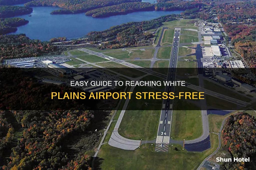 how to get to white plains airport