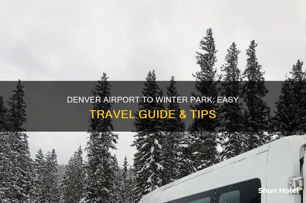 how to get to winter park from denver airport