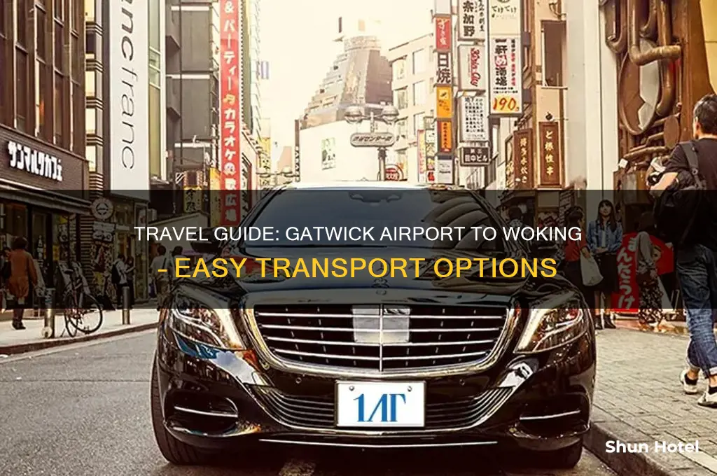 how to get to woking from gatwick airport