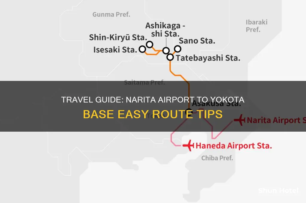 how to get to yokota from narita airport