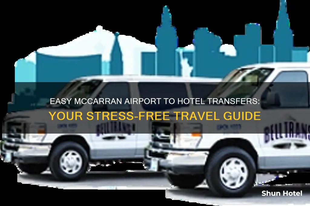 how to get to your hotel from the mccarran airport