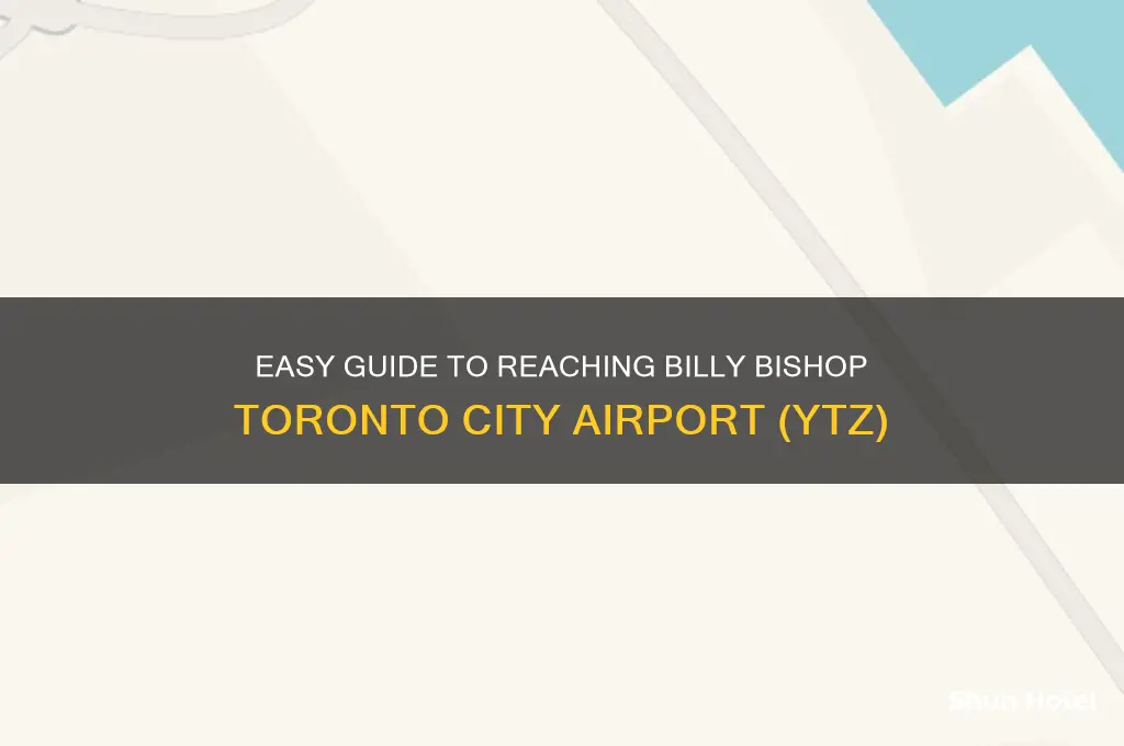 how to get to ytz airport