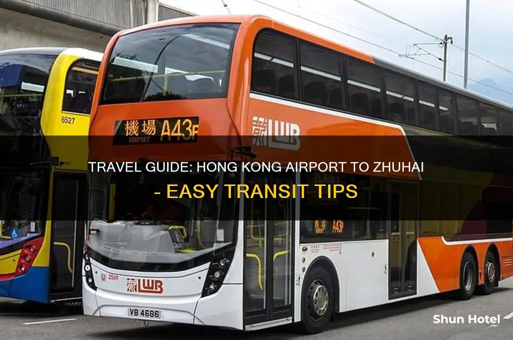 how to get to zhuhai from hong kong airport