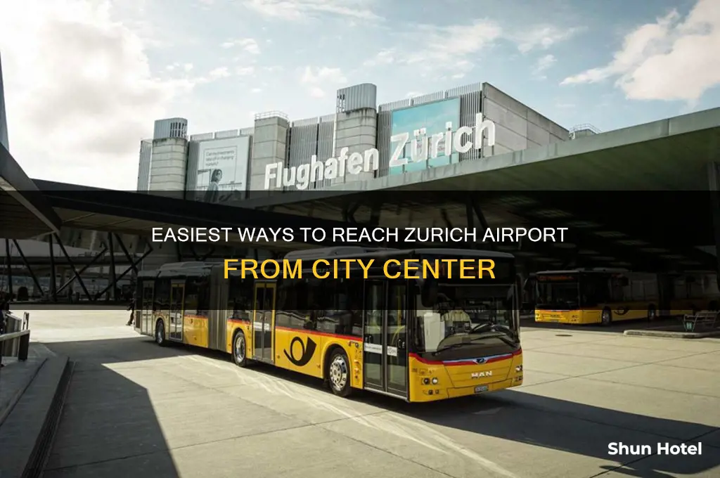 how to get to zurich airport from city center
