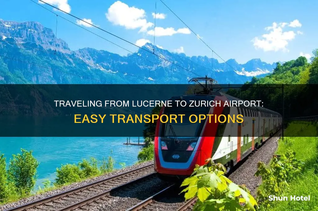 how to get to zurich airport from lucerne