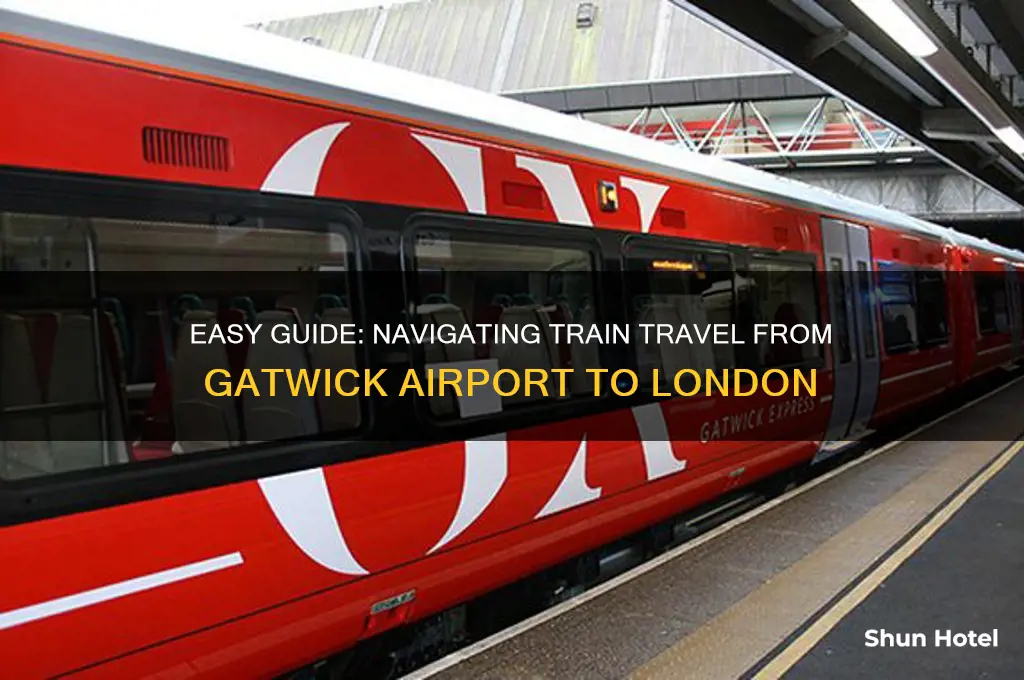 how to get train from gatwick airport