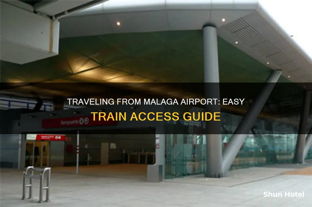 how to get train from malaga airport