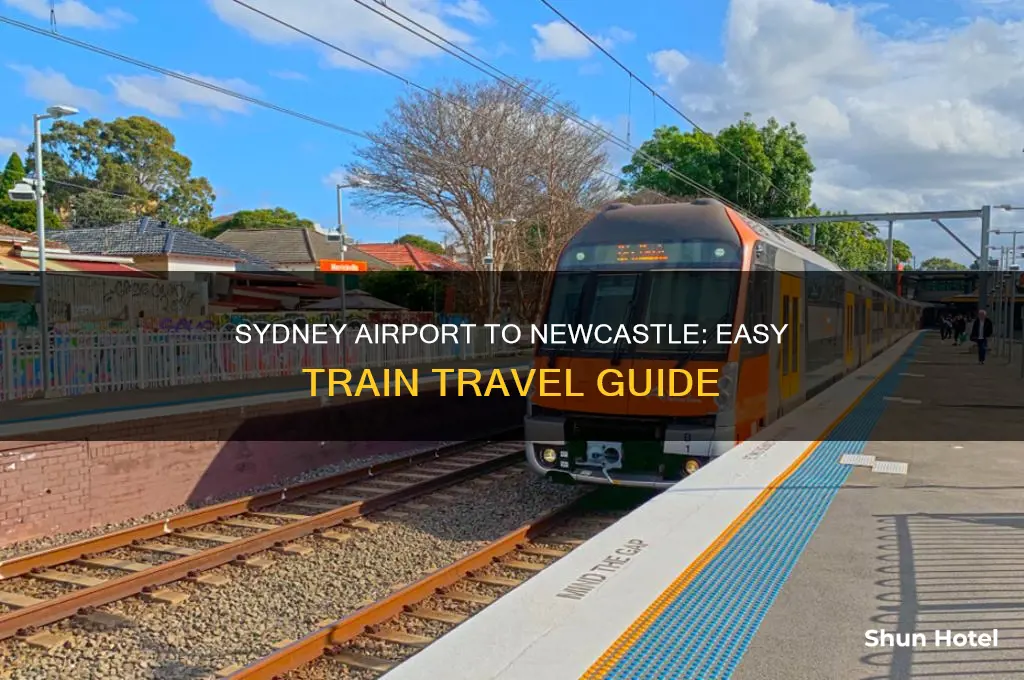 how to get train from sydney airport to newcastle