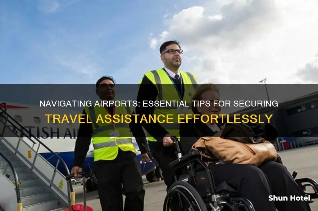 how to get travel assistance at airport