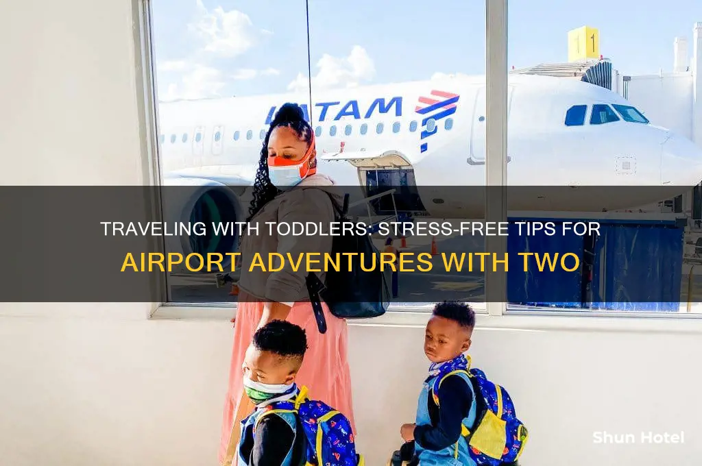 how to get two toddlers to airport