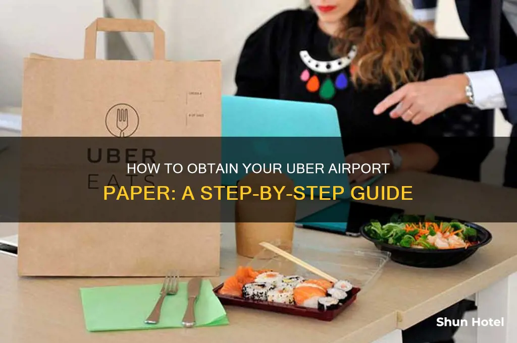 how to get uber airport paper