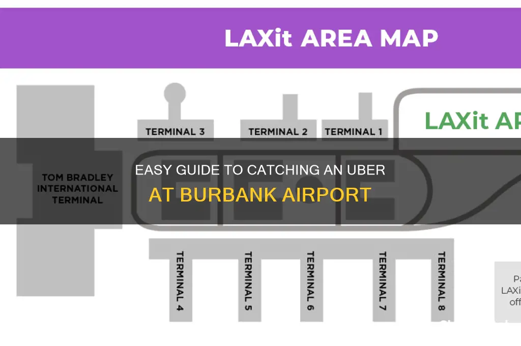 how to get uber at burbank airport