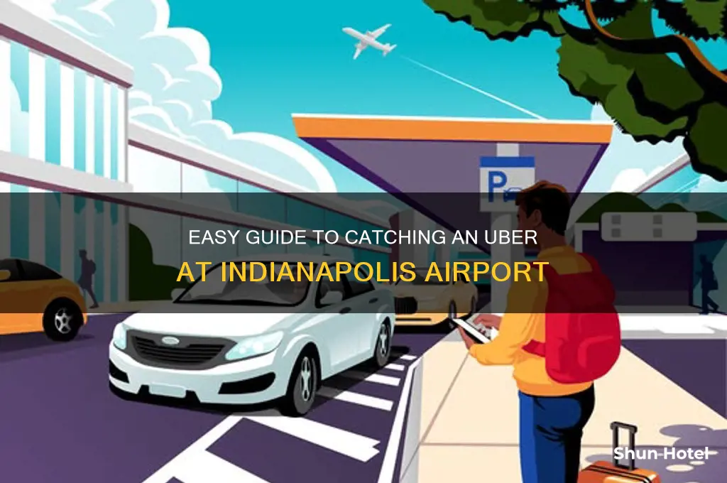how to get uber at indianapolis airport
